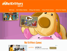 Tablet Screenshot of netkritterz.com